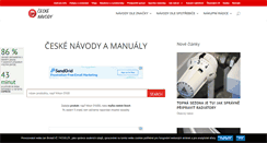 Desktop Screenshot of ceske-navody.net