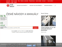 Tablet Screenshot of ceske-navody.net